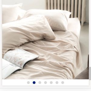 Miracle Made Sheet Set 4 piece Queen Sand unused